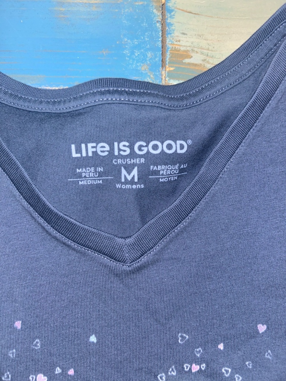 Life Is Good Kindness Is Free Heart Crusher Tee Medium - Picture 3 of 4